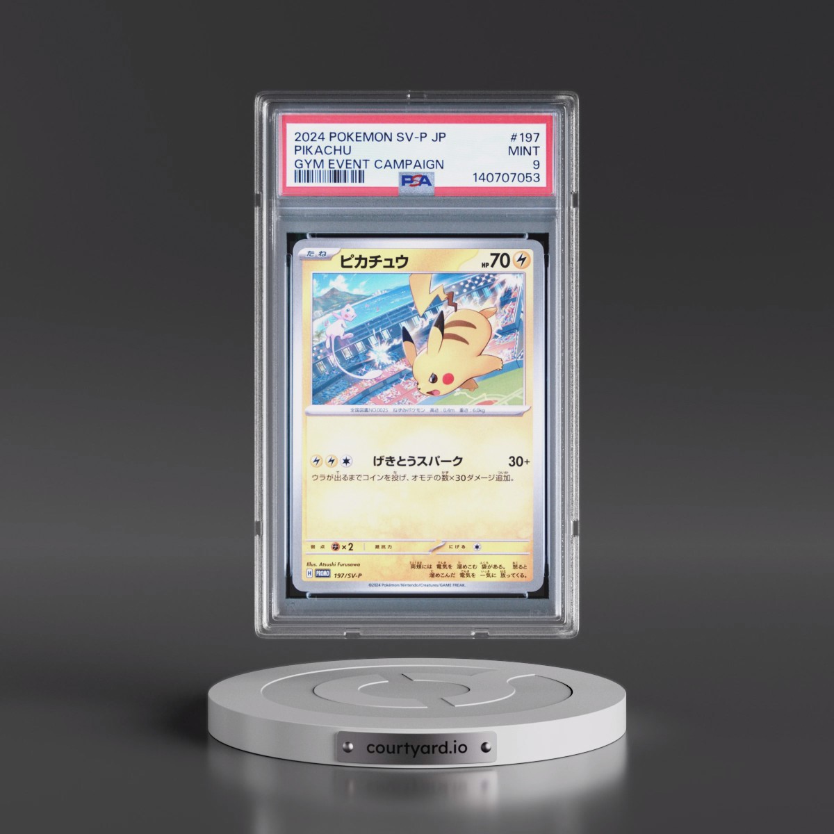 2024 Pikachu - Pokémon Pokémon SV-P Promo PSA 9 MINT